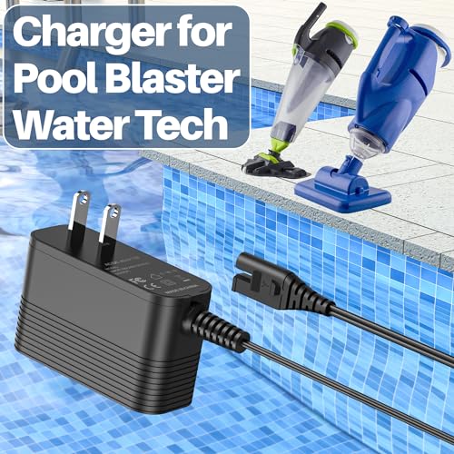 XHUCHINMAL Power Cord for Pool Blaster Charger Compatible with Pool Blaster Vacuum 22151EL Catfish Li 20050CL 24050GL 26050SL 26051SL Ultra 21051DL 23051EL 21051DL Water Tech LC099-2SK Cordless Pool Vacuum Cord - Image 2