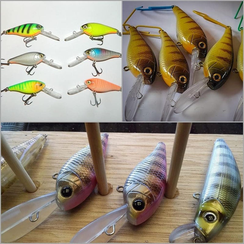 wLure 10 Blank Unpainted Minnow Crankbait Topwater Lipless Jerkbait Fishing Lures - Image 5