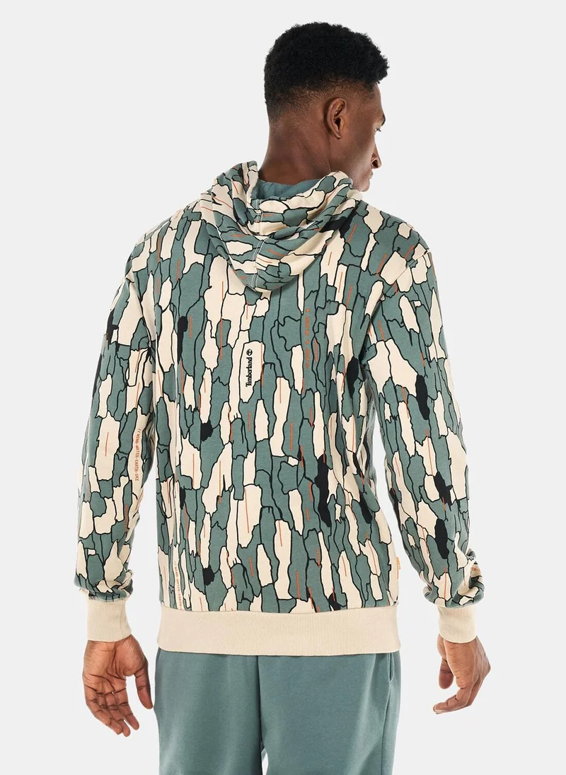 Timberland Men's Camo Bark Hoodie