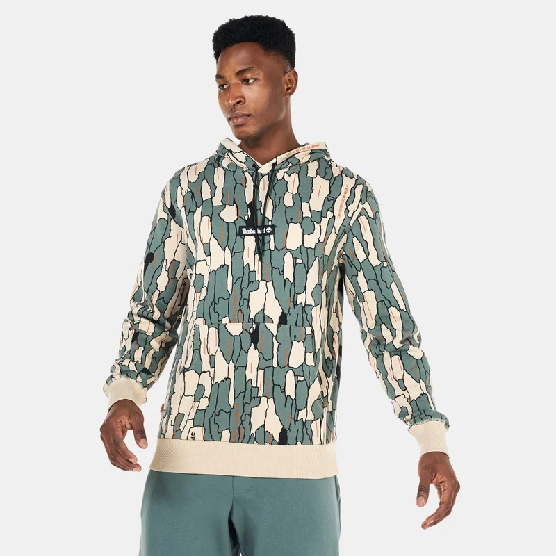 Timberland Men's Camo Bark Hoodie