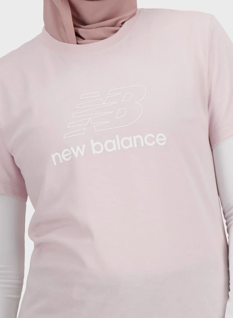 New Balance Logo Script T-Shirt