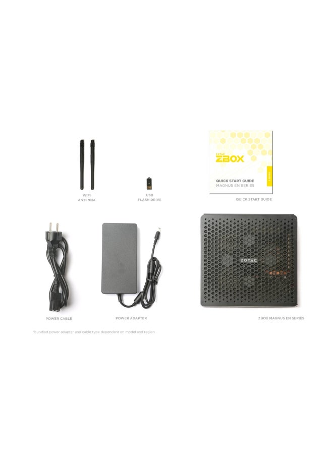 ZOTAC - MAGNUS EN374070C (Barebone) Mini PC, Core i7-13700 Processor/32GB RAM DDR5/1TB HDD + 1TB SSD/GeForce RTX 4070 8GB/Windows 11 - Image 1