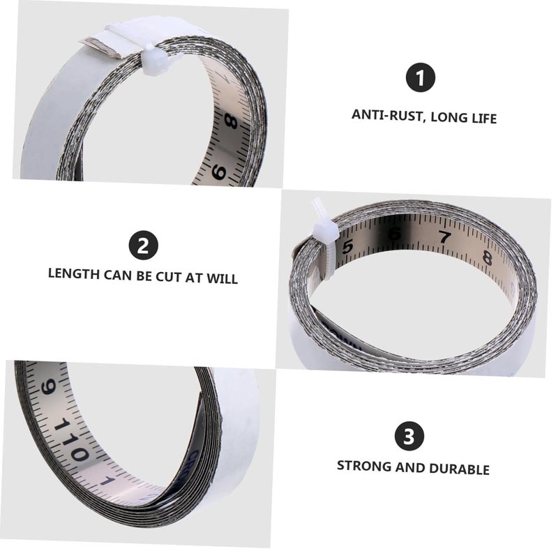 مسطرة لاصقة ذاتية اللصق بعرض 60 بوصة لآلات نشر النجارة وطاولات العمل - Image 4