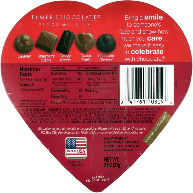 Elmer Chocolates Heart-Shaped Gift Box - Image 2