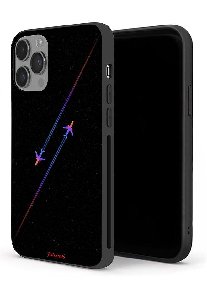 Tolwak Apple iPhone 14 Pro Protective Case Airplanes Art - Image 1