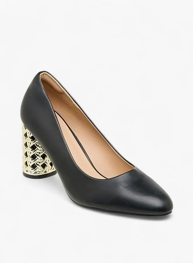 Flora Bella By Shoexpress Women's Block Heel Pumps