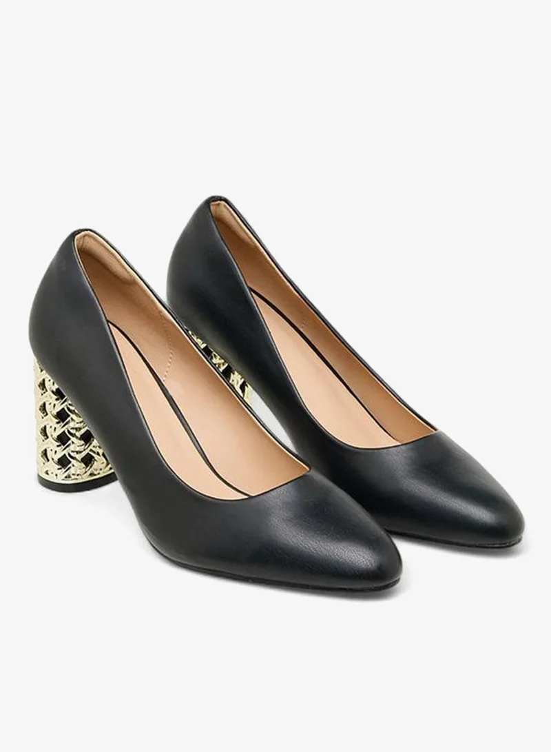 Flora Bella By Shoexpress Women's Block Heel Pumps