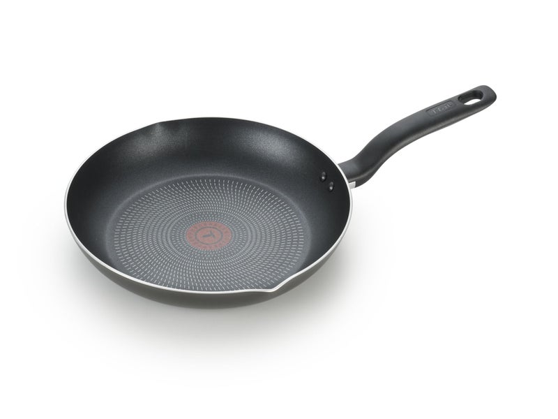 Tfal Initiatives Nonstick Fry Pan 105 Inch Oven Safe 350F Pots and Pans Dishwasher Safe Black