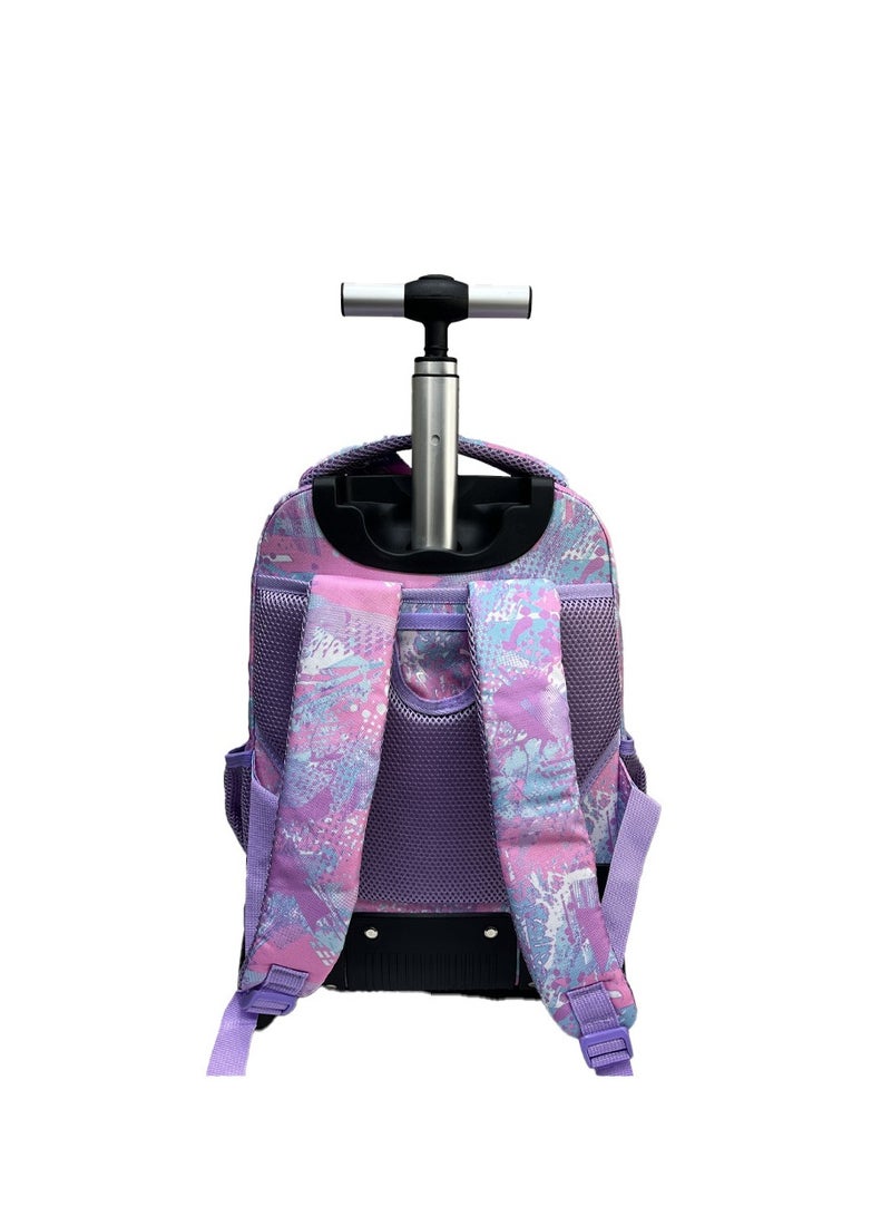 نوزكي حقيبة مدرسية ترولي نوزكي للطلاب - مقاس 16 بوصة - حقيبة متعددة الوظائف بعجلات - مناسبة للأولاد والبنات - Image 5