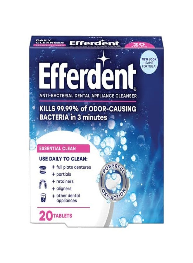 Efferdent أقراص تنظيف طقم الأسنان إيفردنت، تنظيف كامل، منظف للحافظة والأجهزة السنية، 44 عدداً، (عبوة من 6)  - Image 2