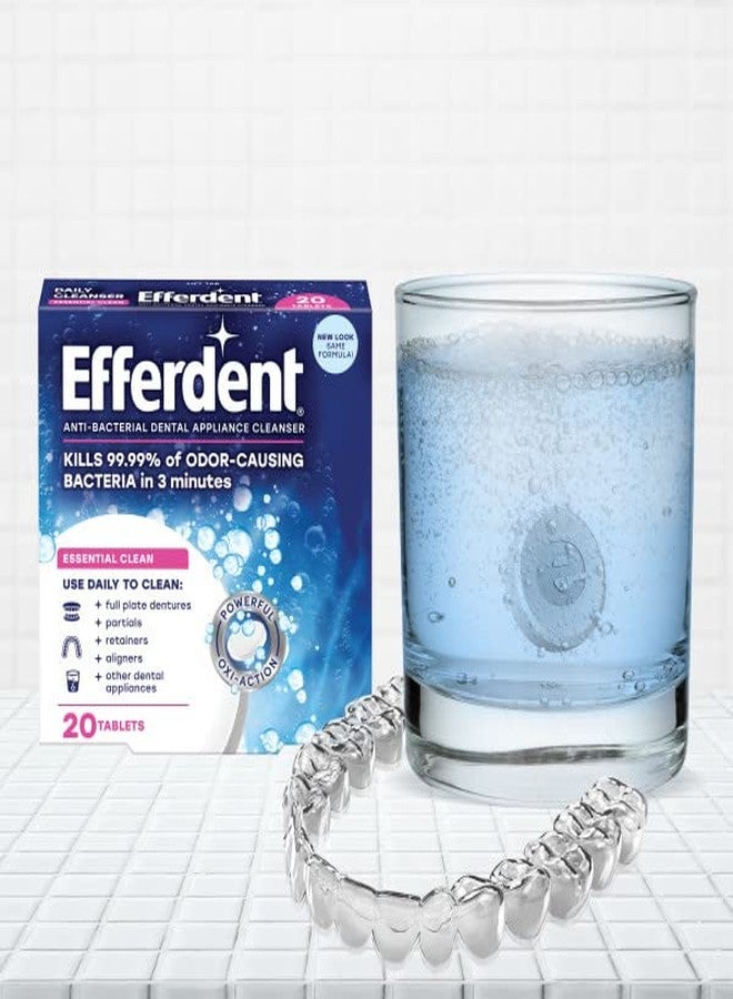 Efferdent أقراص تنظيف طقم الأسنان إيفردنت، تنظيف كامل، منظف للحافظة والأجهزة السنية، 44 عدداً، (عبوة من 6)  - Image 5