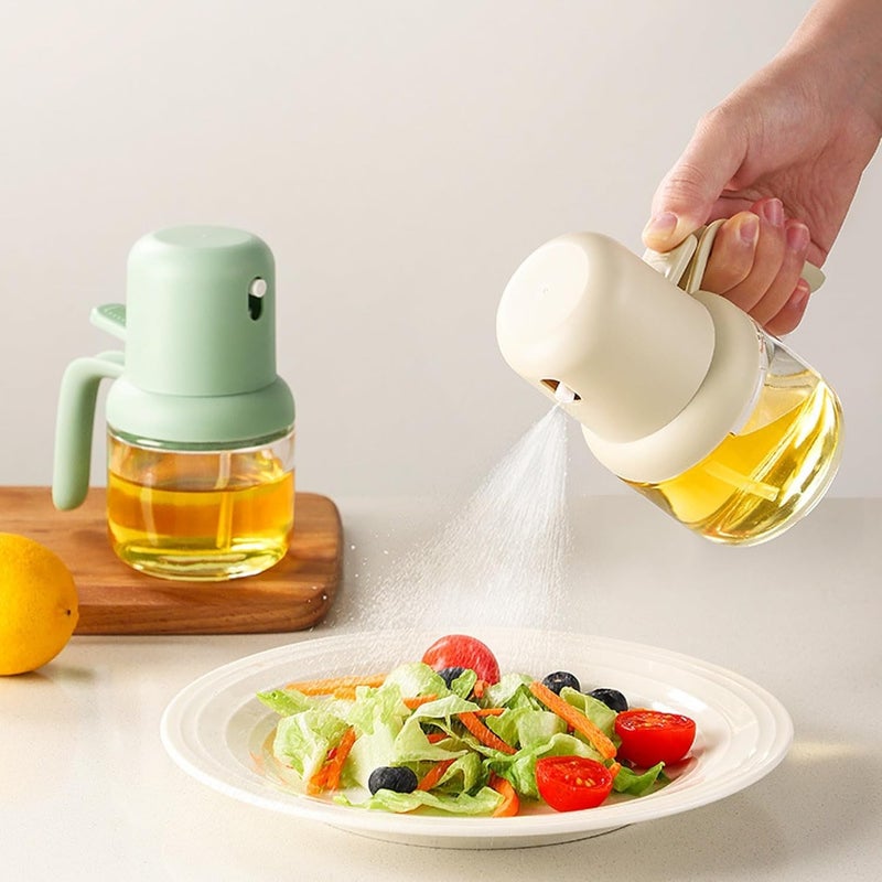 XVIA Olive Oil Sprayer for Kitchen Cooking Oil Spray Bottle 200ml Durable Glass Oil Dispenser Perfect for Air Fryer Baking Roasting Salad BBQ HighPressure Nozzle 1 PCS - Image 2