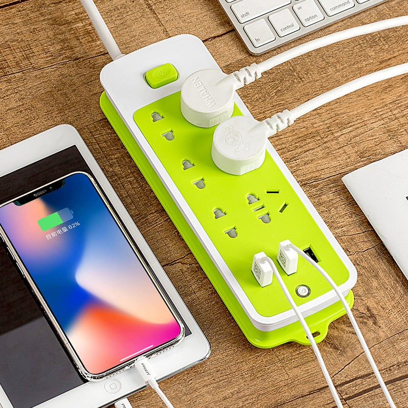 قابس ذكي من فيتنام مع مقبس USB متعدد الوظائف بطول خط طويل ومقبس منزلي عالي القدرة - Image 1