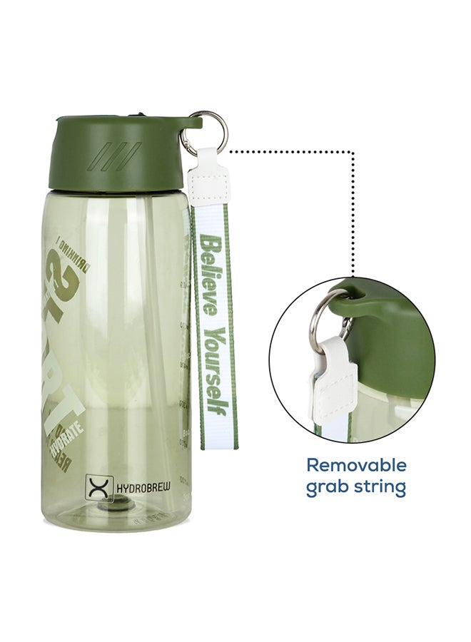 HYDROBREW زجاجة ماء بحبل حمل 800 مل - أخضر - Image 3