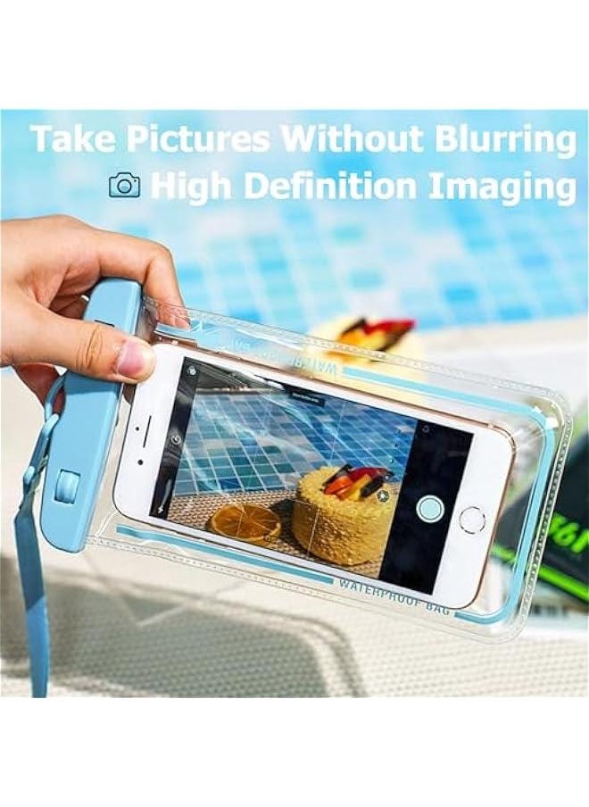 Generic 4 Pack Underwater Waterproof Phone Pouch, IPX8 Waterproof Phone Case with Lanyard, Multicolor Waterproof Case for iPhone 15 14 13 Pro Max Waterproof Phone Bag Must Haves for Hawaii Rowing Boat  - Image 4