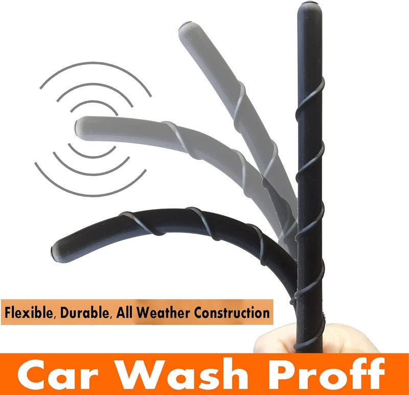 MINILAOMA 7 Inch Flexible Spiral Rubber Antenna for Hyundai Kona and Tucson - Image 4