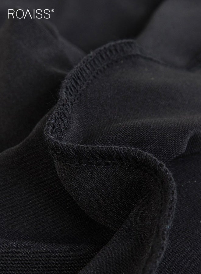 roaiss Elastic Suitcase Cover Luggage Protector Storage Travel Case Cover Telescopic Handle Suitcase Sleeve - Image 3