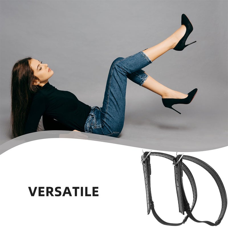 3 Pairs Shoe Straps: Detachable Straps Adjustable High Heels Anti-loose with Buckle for High Heels Accessories - Image 3