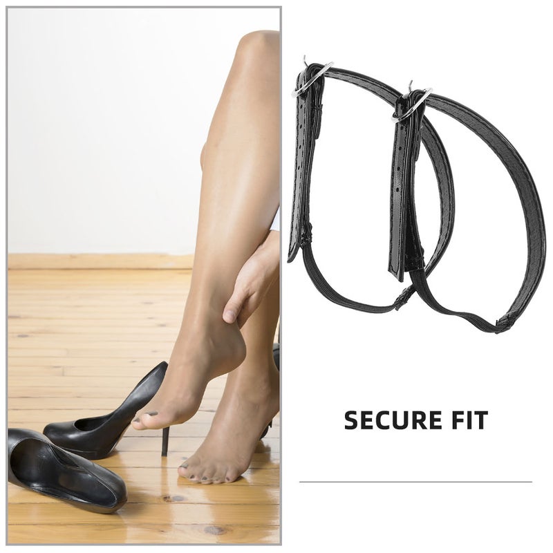 3 Pairs Shoe Straps: Detachable Straps Adjustable High Heels Anti-loose with Buckle for High Heels Accessories - Image 5
