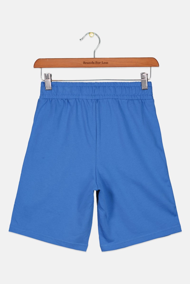 PUMA Kids Boy Sportswear Fit Training Shorts, Light Blue - Image 2