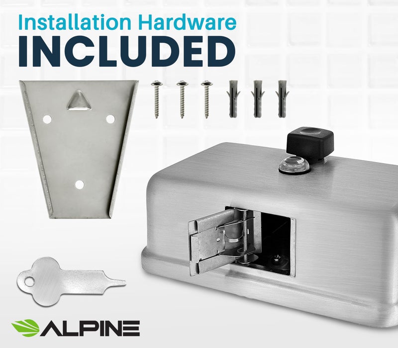 Alpine Industries Alpine Commercial Soap Dispenser Wall Mount Soap Dispenser for Bathroom, Manual Metal Soap Dispenser, Stainless Hanging Soap Dispenser, Large 1200 ml ADA Compliant (Horizontal) - Image 5