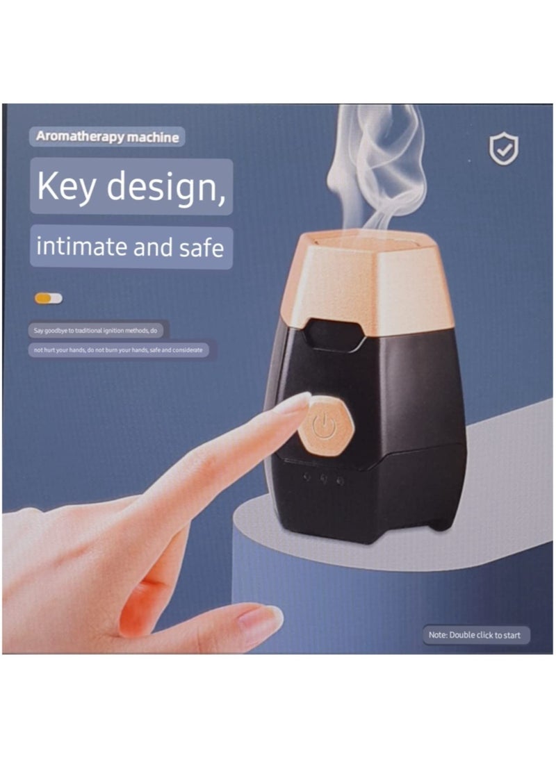 ELTRAZONE Electric Incense Burner Car Electric Incense Burner Portable USB Rechargeable Smart Electronic Incense Burner Arabian Burner for Home Use - Image 4