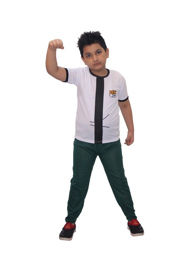 Kaku Fancy Dresses Kaku Fancy Dresses Boy'S Ben10 Polyester Dress For Kids For Annual Function/Theme Party/Stage Shows, Multicolor  - Image 2