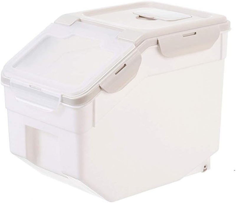 BIPEGE WINIAER Airtight Food Storage Containers, Large Capacity Pet Food Storage Container, Kitchen Pantry Storage Bin for Rice, Cereal, Flour, Snacks - Image 1