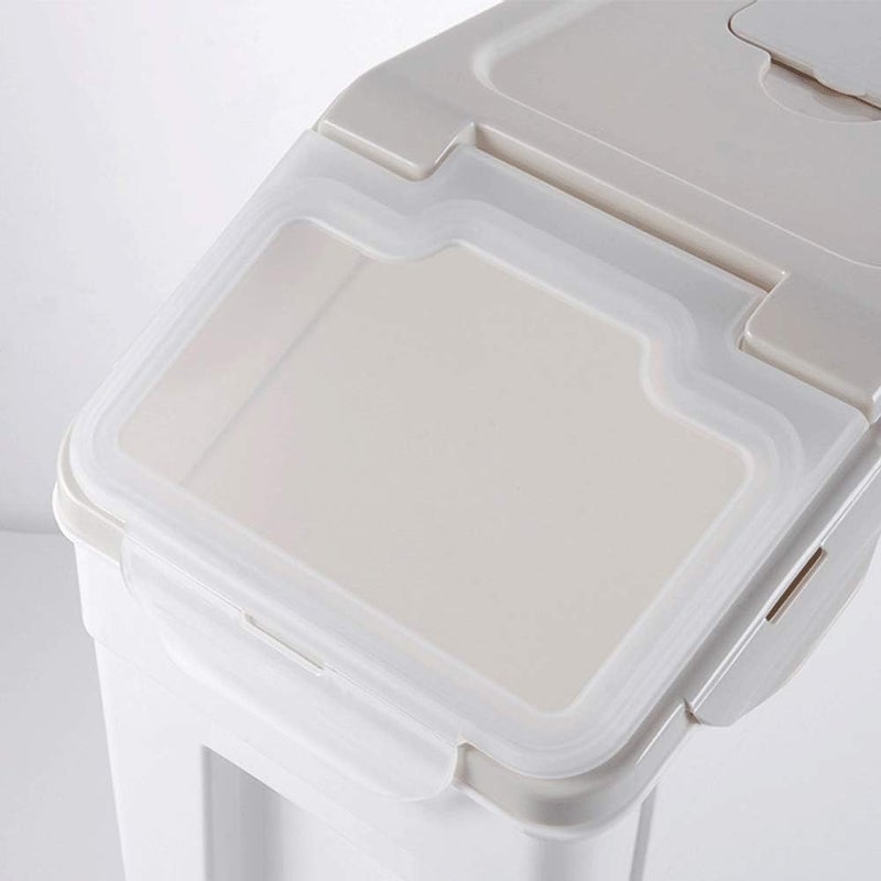 BIPEGE WINIAER Airtight Food Storage Containers, Large Capacity Pet Food Storage Container, Kitchen Pantry Storage Bin for Rice, Cereal, Flour, Snacks - Image 5