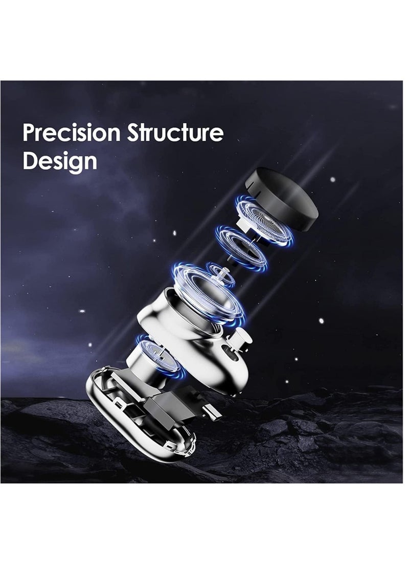 ELTRAZONE Mini&Portable Electric Shaver, New Pocket Portable Electric Shave, Magic USB Mini Shaver Electric Razor For Men, Rechargeable Travel Razors For Men Electric Shaver For Shaving Face(Green) - Image 5