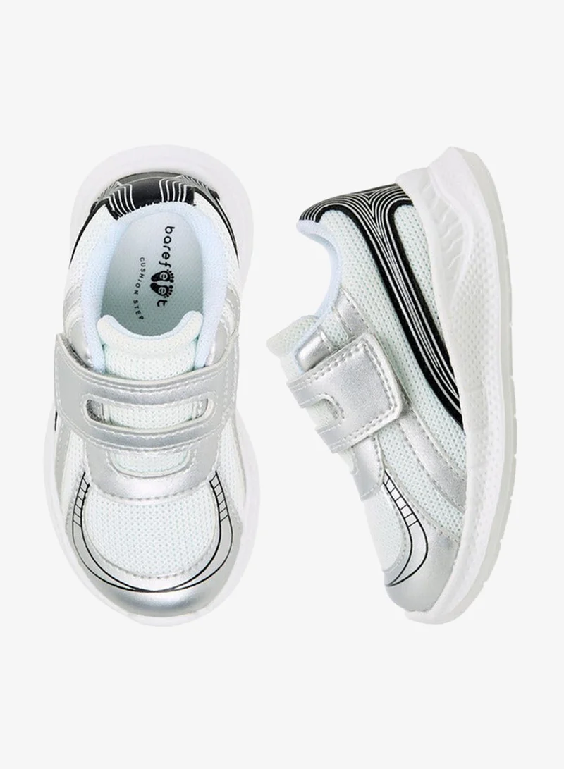 Barefeet Boys Panelled Hook and Loop Sneakers