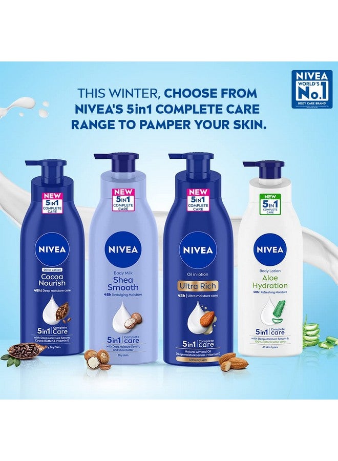 نيفيا لوشن الجسم المغذي من نيفيا بالحليب للعناية الغنية بالبشرة شديدة الجفاف، 400 مل - Image 5