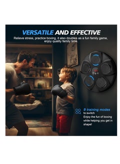 RATSAW Music Boxing Machine with Boxing Gloves Wall Mounted Smart Bluetooth Music Boxing Trainer Electronic Boxing Target Training Punching Equipment for Home Indoor and Gym  - Image 5