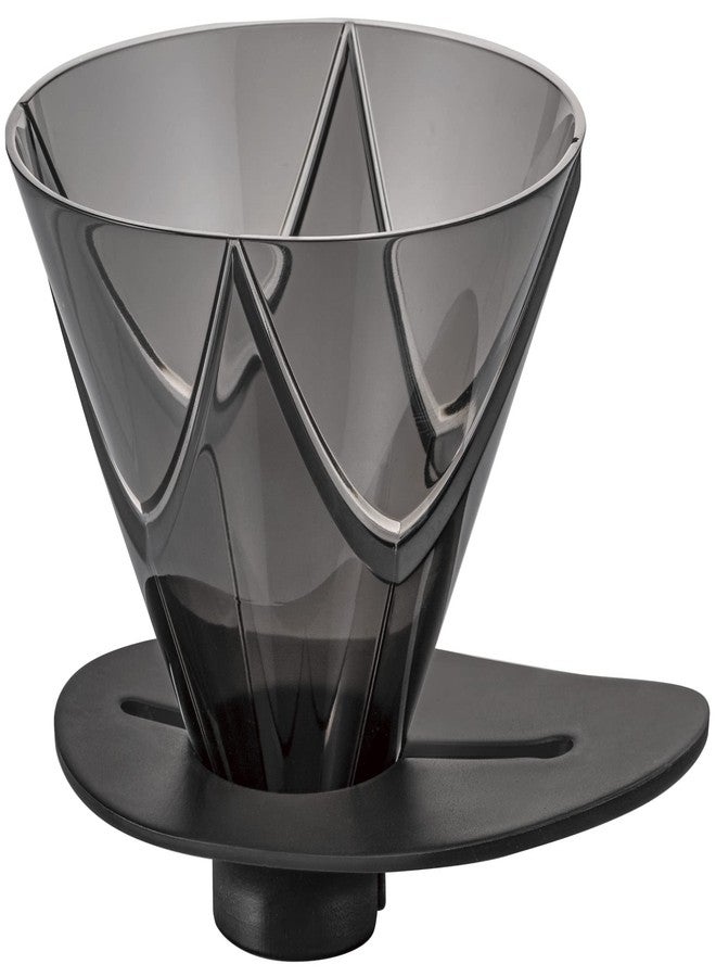 Hario V60 "Mugen" Plastic Coffee Dripper, Size 02, Clear Black - Image 1
