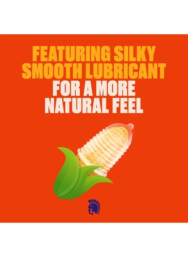 Trojan Ultra Ribbed Condoms For Ultra Stimulation, 36 Count, 1 Pack - Image 3