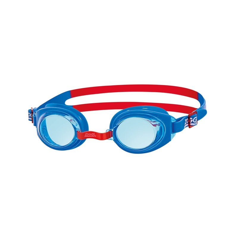 Zoggs Ripper Junior Kids UV Anti Fog Swimming Goggles (6-14 Years) Blue/Red - Image 1