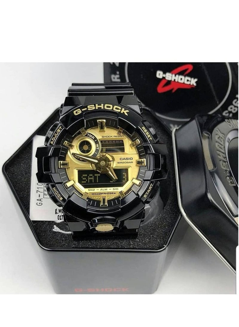 CASIO G-SHOCK Men's Wrist Watch GA-710GB-1A