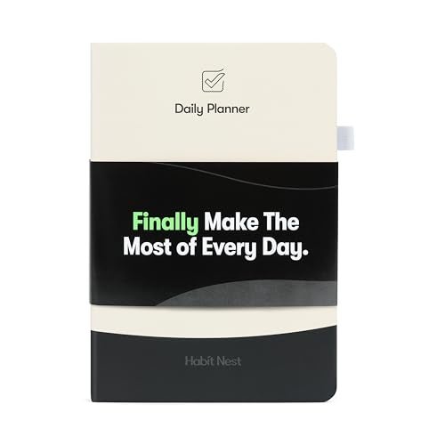 Habit Nest The Habit Nest Daily Planner,The Ultimate Undated A5 Planner. Plan each day to perfection, boost productivity, Organizer, and Habit Tracker Journal. - Image 1