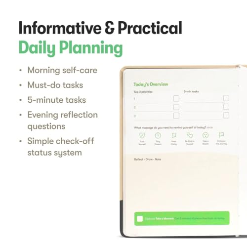 Habit Nest The Habit Nest Daily Planner,The Ultimate Undated A5 Planner. Plan each day to perfection, boost productivity, Organizer, and Habit Tracker Journal. - Image 5