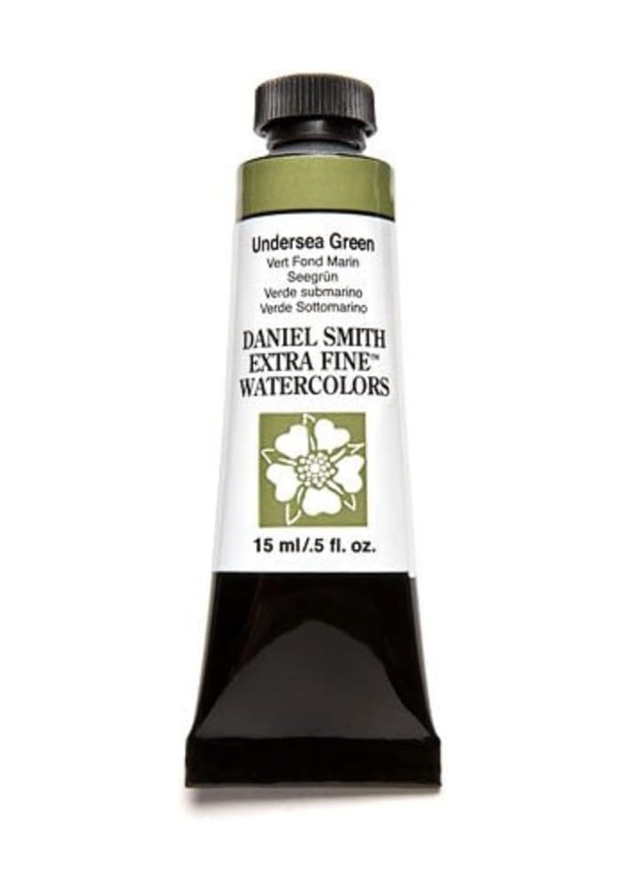 DANIEL SMITH Extra Fine Watercolor 15ml Tube - Undersea Green - Image 1