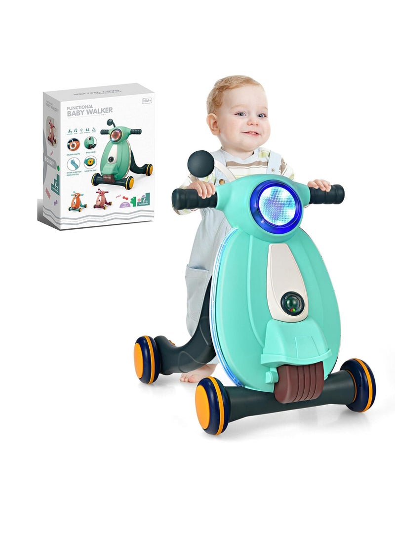 ممز بلانيت مشاية تعليمية  للاطفال حديثه ومتطوره  من ممز بلانيت  -  بيبي واكر تعمل بالدفع مع ضوء جذاب وموسيقى وكرة بها جزء مطاطي آمن ، لعبة مشاية للأطفال الصغار- بيبي واكر- العاب بيبي - Image 1