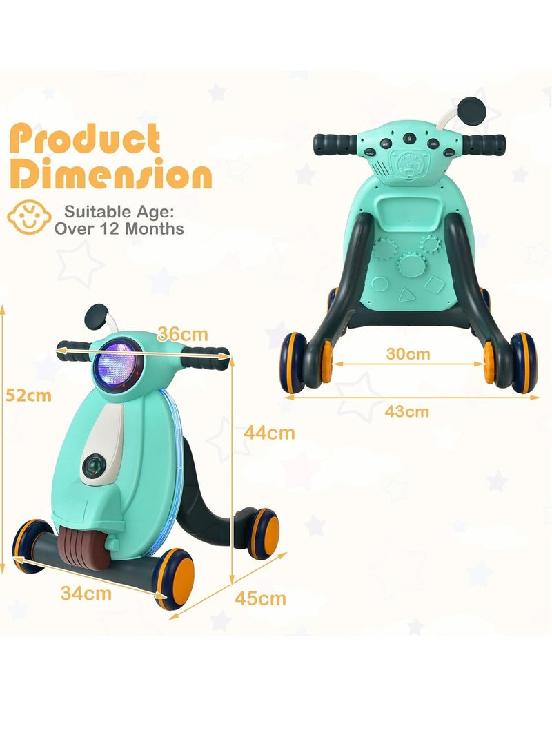 ممز بلانيت مشاية تعليمية  للاطفال حديثه ومتطوره  من ممز بلانيت  -  بيبي واكر تعمل بالدفع مع ضوء جذاب وموسيقى وكرة بها جزء مطاطي آمن ، لعبة مشاية للأطفال الصغار- بيبي واكر- العاب بيبي - Image 3