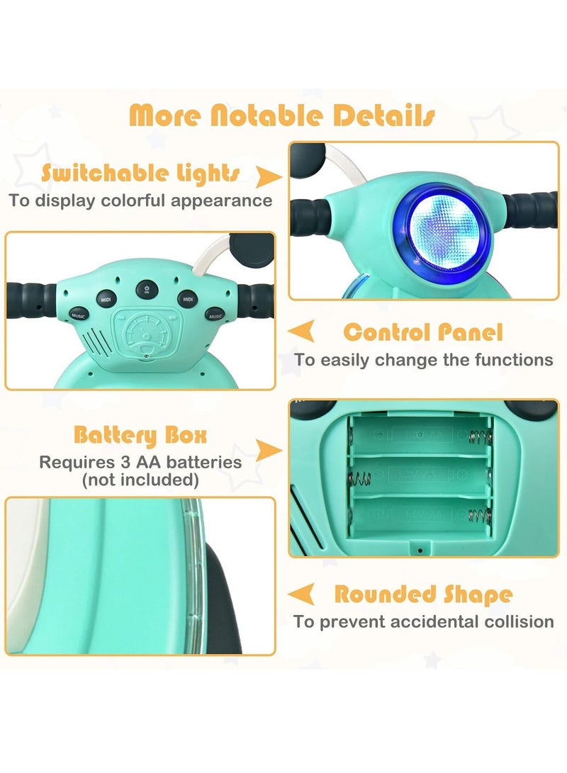 ممز بلانيت مشاية تعليمية  للاطفال حديثه ومتطوره  من ممز بلانيت  -  بيبي واكر تعمل بالدفع مع ضوء جذاب وموسيقى وكرة بها جزء مطاطي آمن ، لعبة مشاية للأطفال الصغار- بيبي واكر- العاب بيبي - Image 5