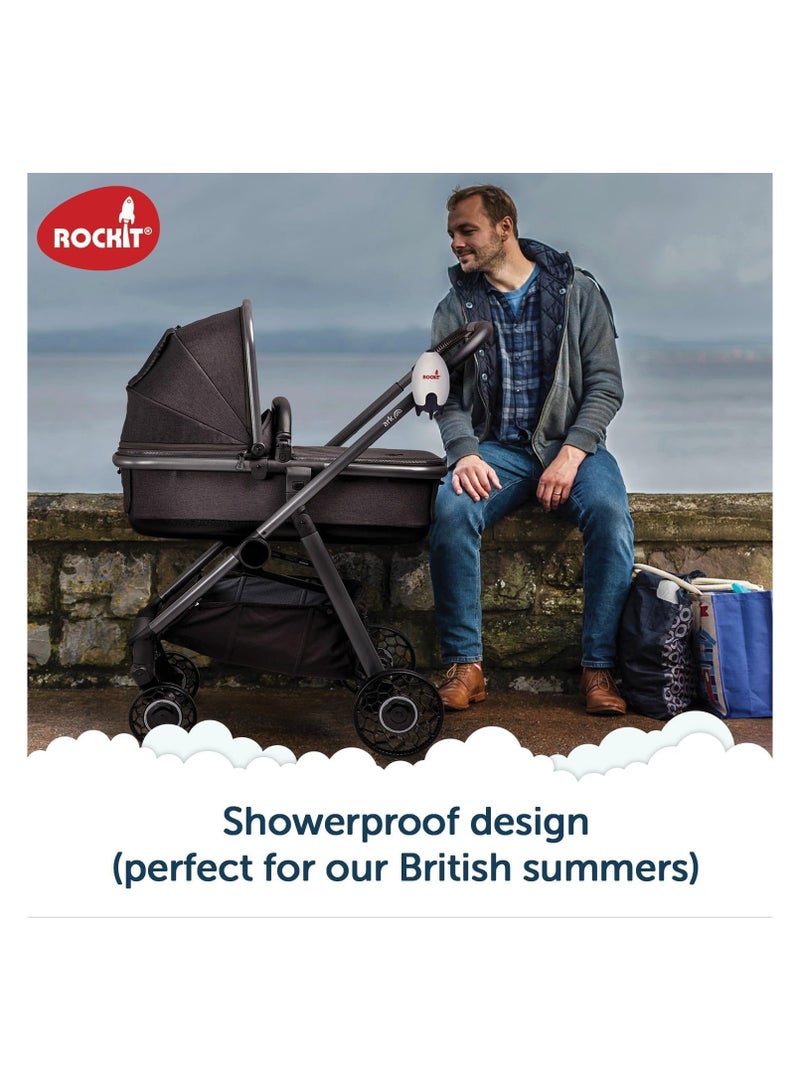ROCKIT Portable Baby Rocker 2.0 USB Rechargeable, Portable Baby Sleep Aid Gently Rocks Any Stroller or Buggy, Adjustable Speed with 60-Minute Timer,Fits All Pushchairs & Prams to Create a Baby Bouncer - Image 5
