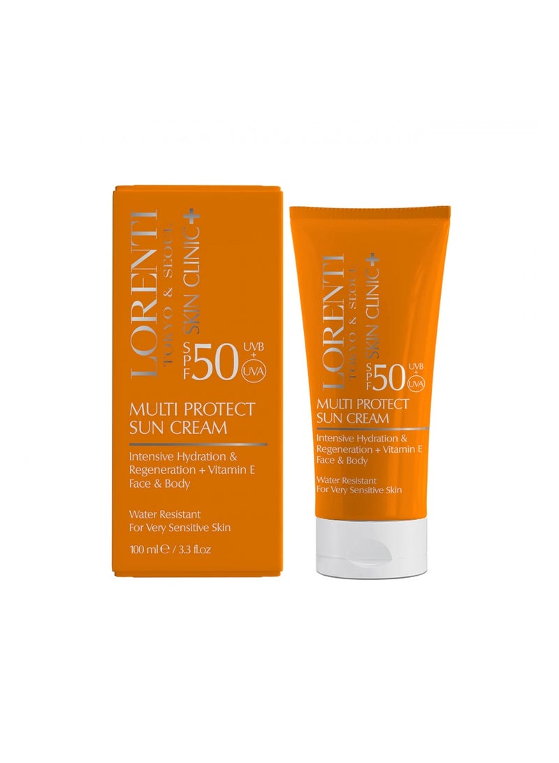 كريم الحماية المتعدد من الشمس من لورينتي 100 مل واقي الشمس