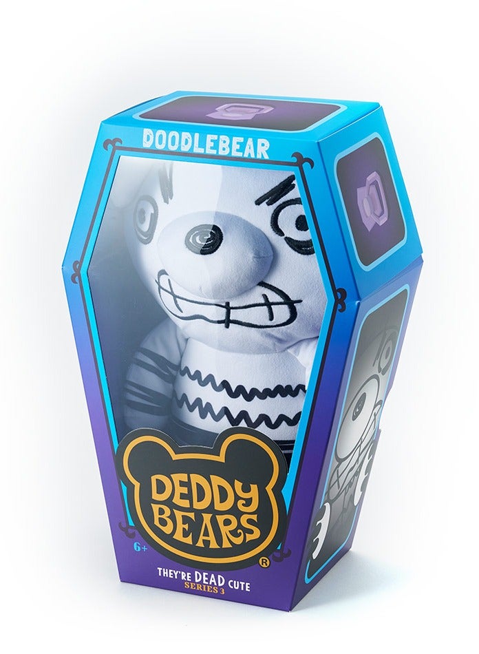 Deddy Bears Doodlebear Large Soft & Cuddly 30cm Novelty Plush Toy, Series 3 Limited Edition - Image 2