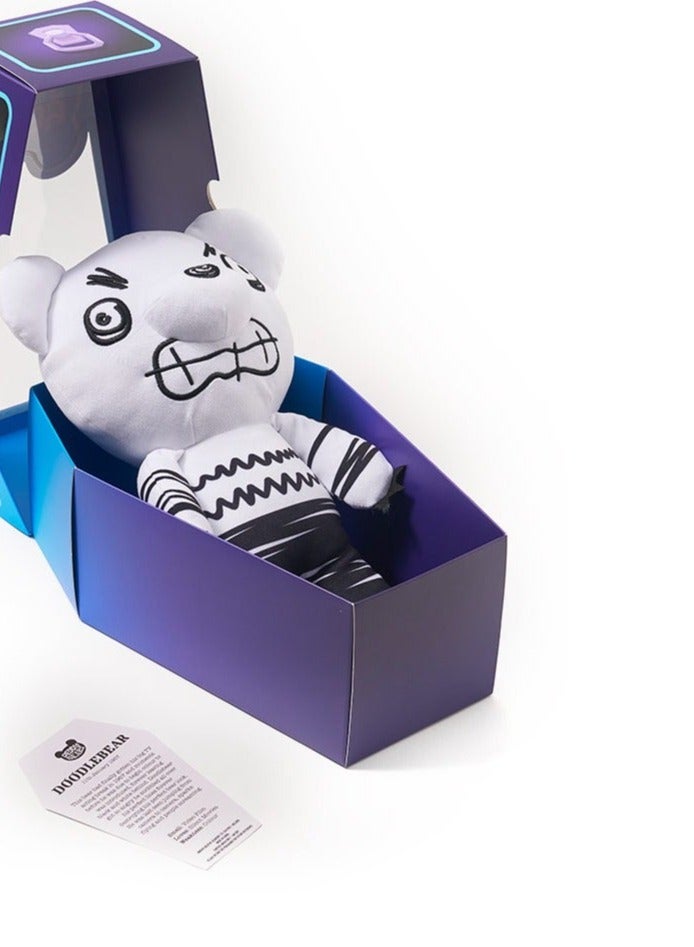 Deddy Bears Doodlebear Large Soft & Cuddly 30cm Novelty Plush Toy, Series 3 Limited Edition - Image 1