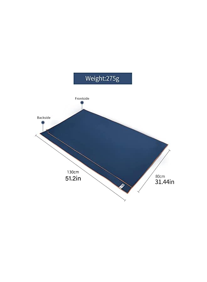 Zaboon Microfiber Beach Towel-Quick Fast Dry Super Bath Towels Absorbent Lightweight Pool Beach Blanket,Perfect For Travel Pool Swimming Bath Camping Yoga Gym Sports (Bule) - Image 2