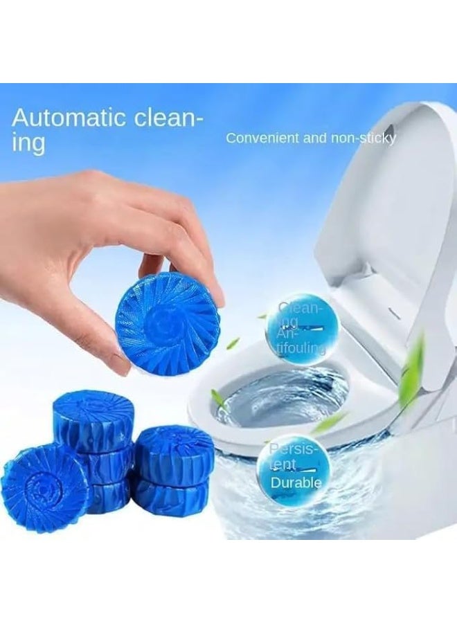 طقم أقراص تنظيف المرحاض الفوارة - 5 قطع - تنظيف وتعقيم تلقائي مع رائحة منعشة - حماية طويلة الأمد ضد الترسبات - Image 3