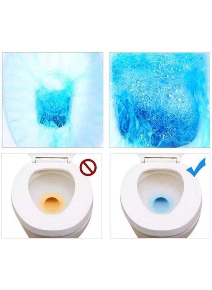 طقم أقراص تنظيف المرحاض الفوارة - 5 قطع - تنظيف وتعقيم تلقائي مع رائحة منعشة - حماية طويلة الأمد ضد الترسبات - Image 5